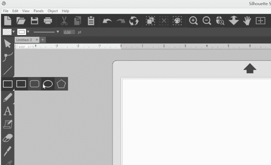 Using the shape tool in Silhouette Studio
