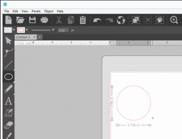 Drawing a circle in Silhouette Studio