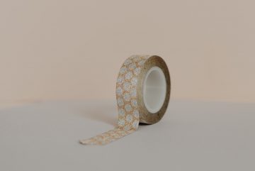 A roll of glittery washi tape.