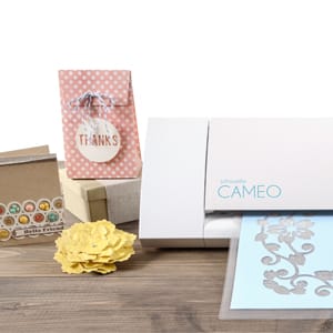 a selection of crafts made with the Cameo 3