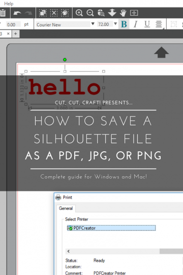 Download How To Save A Silhouette File As A Jpeg Pdf Or Png Cut Cut Craft