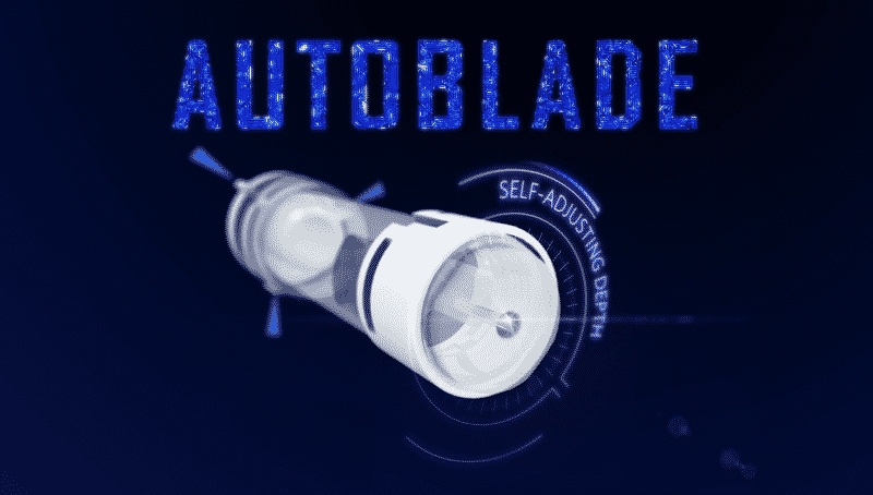 AutoBlade, with self-adjusting depth
