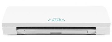 a white Silhouette Cameo 3 with closed lid