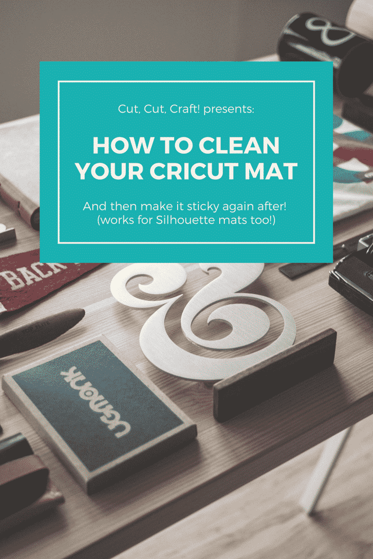 How to clean cricut cutting mats