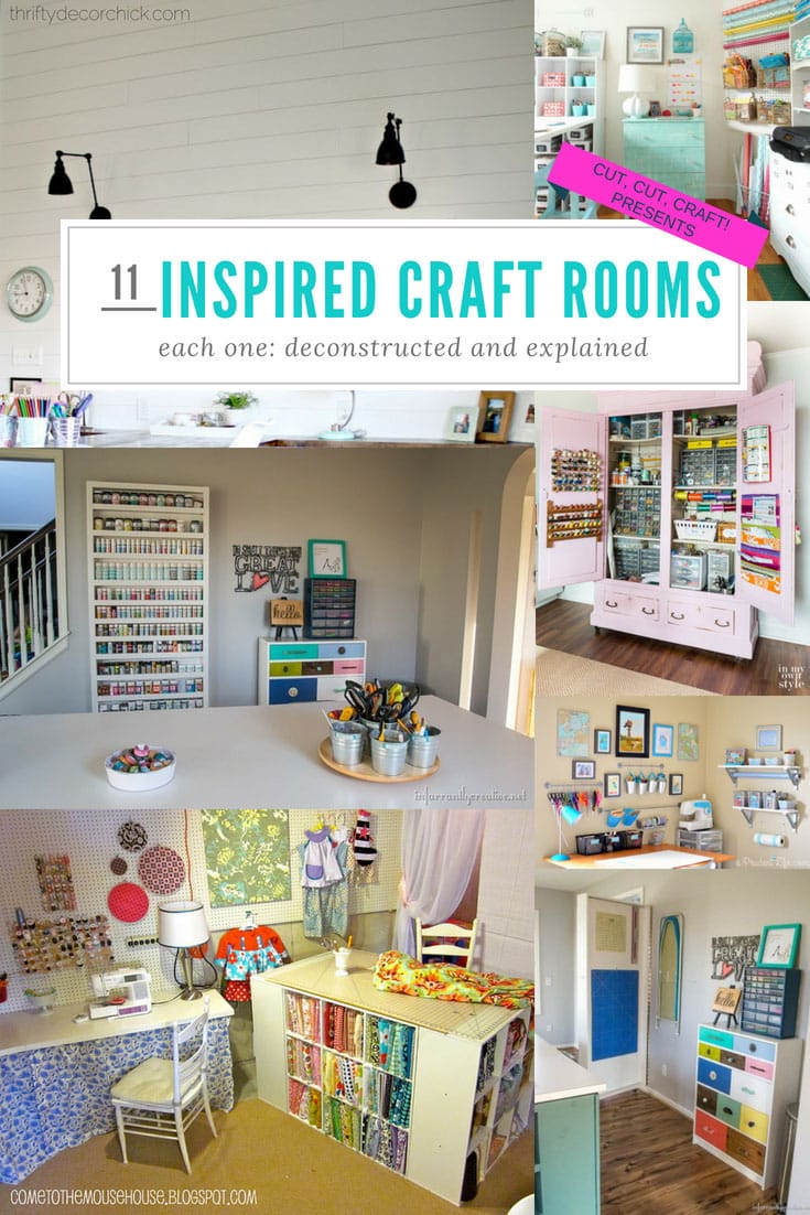 A selection of the best craft room organization ideas