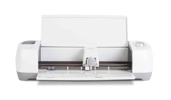 The Cricut Explore One opens to reveal its single tool head.