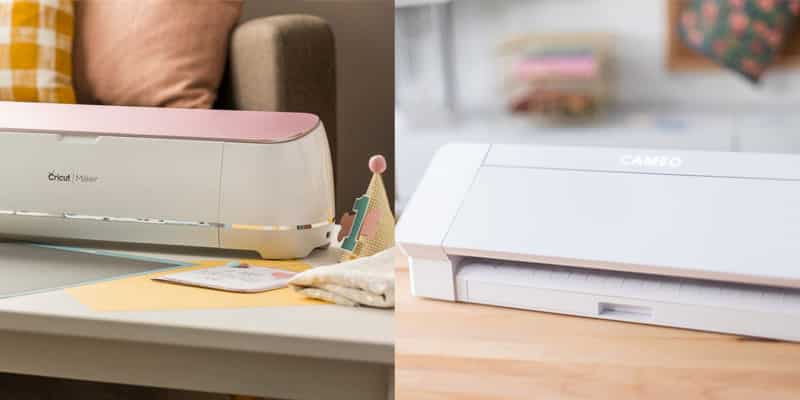 A comparison of Cricut and Silhouette cutting machines.