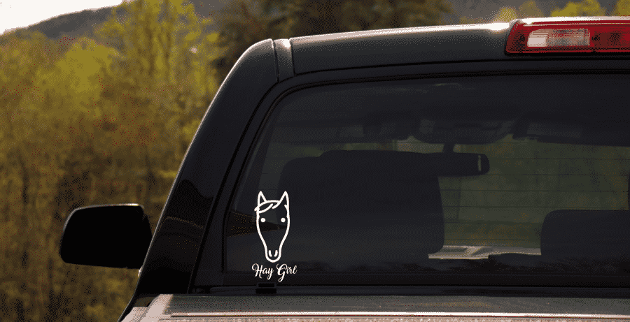 Custom Car Window Decals  Weather Resistant & Residue-Free