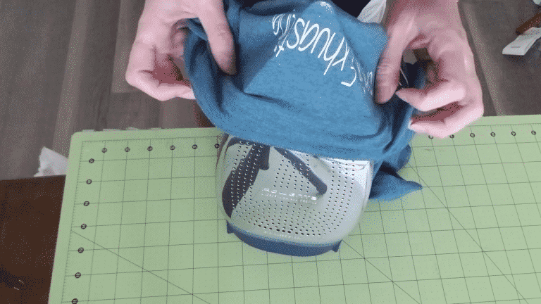 remove vinyl from shirt acetone