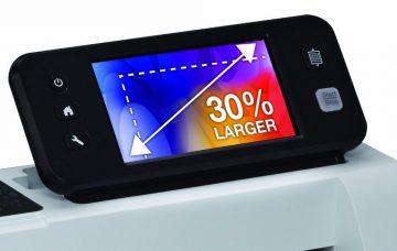 The Scan and Cut 2 LCD screen is 30% larger than the previous model.